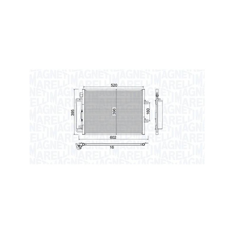 CONDENSEUR POUR RENAULT TWINGO II