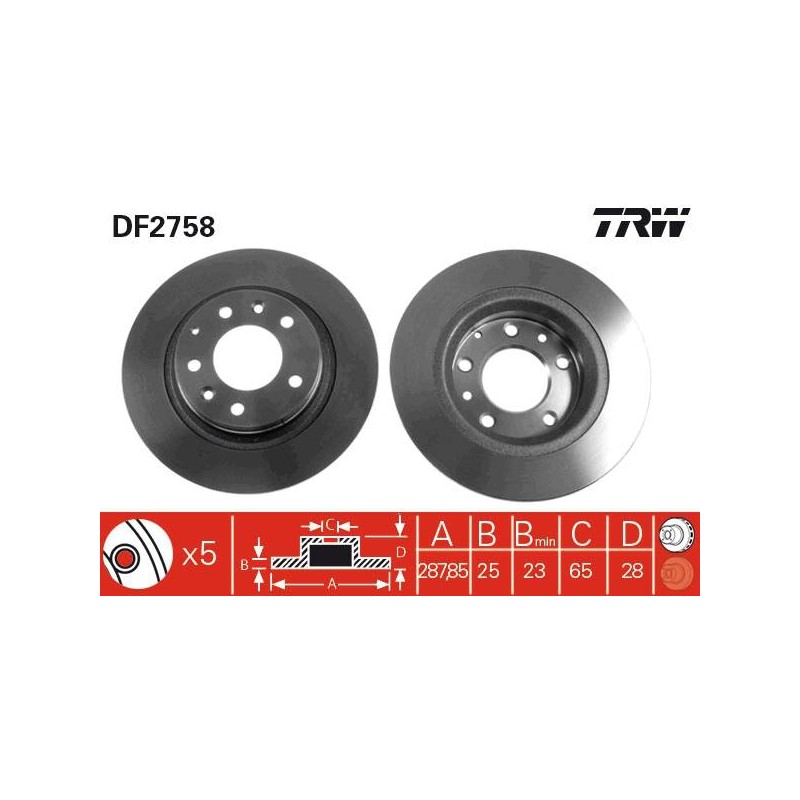 PAIRE DE DISQUES