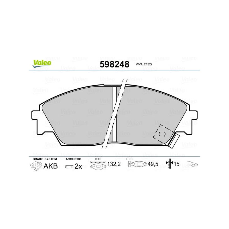 PLAQ FREIN HOND CIVIC III. PRELUDE