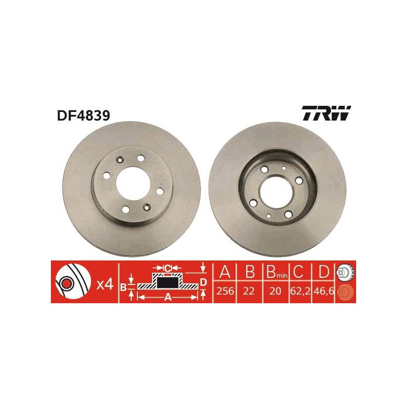 PAIRE DE DISQUES