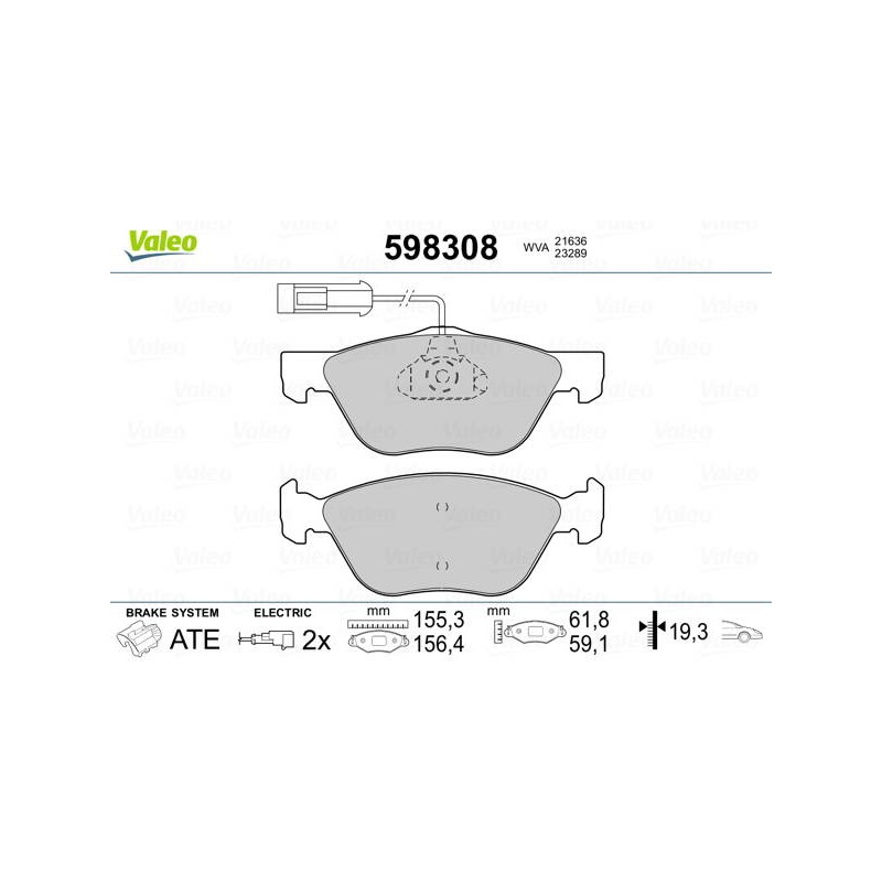 PLAQ FREIN ALFA 145. 156. 166