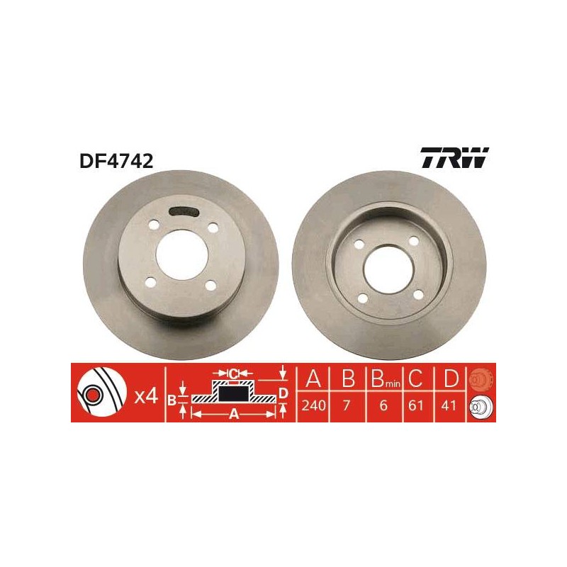 PAIRE DE DISQUES