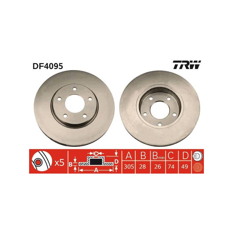 PAIRE DE DISQUES