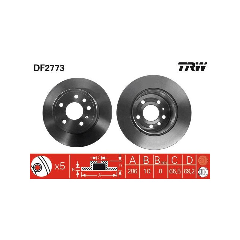 PAIRE DE DISQUES