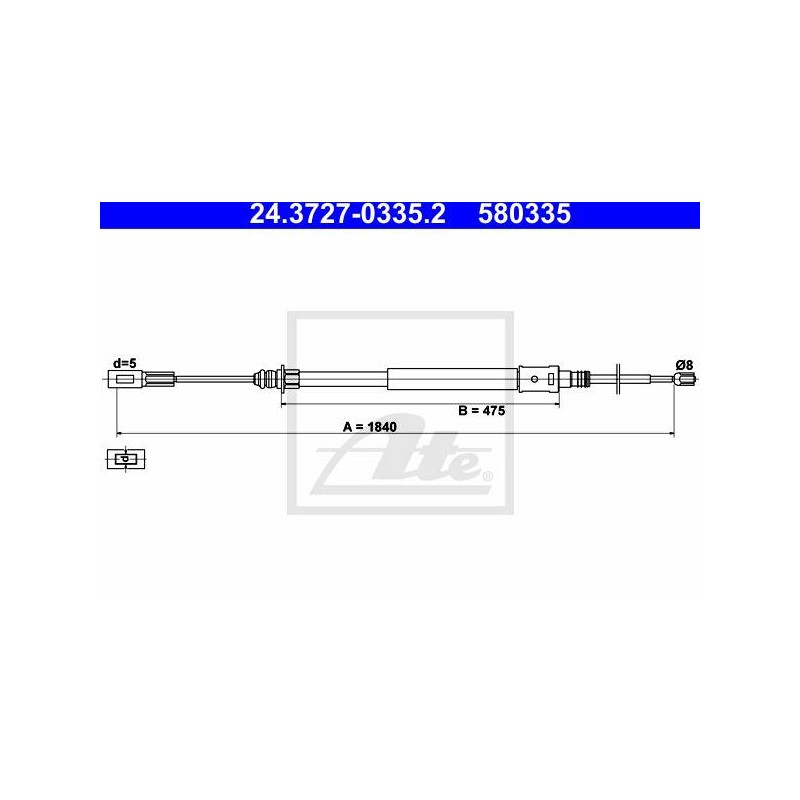 CABLE DE FREIN A MAIN