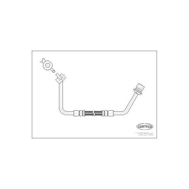 FLEXIBLE DE FREIN FORD TRANSIT