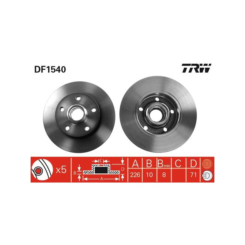 PAIRE DE DISQUES