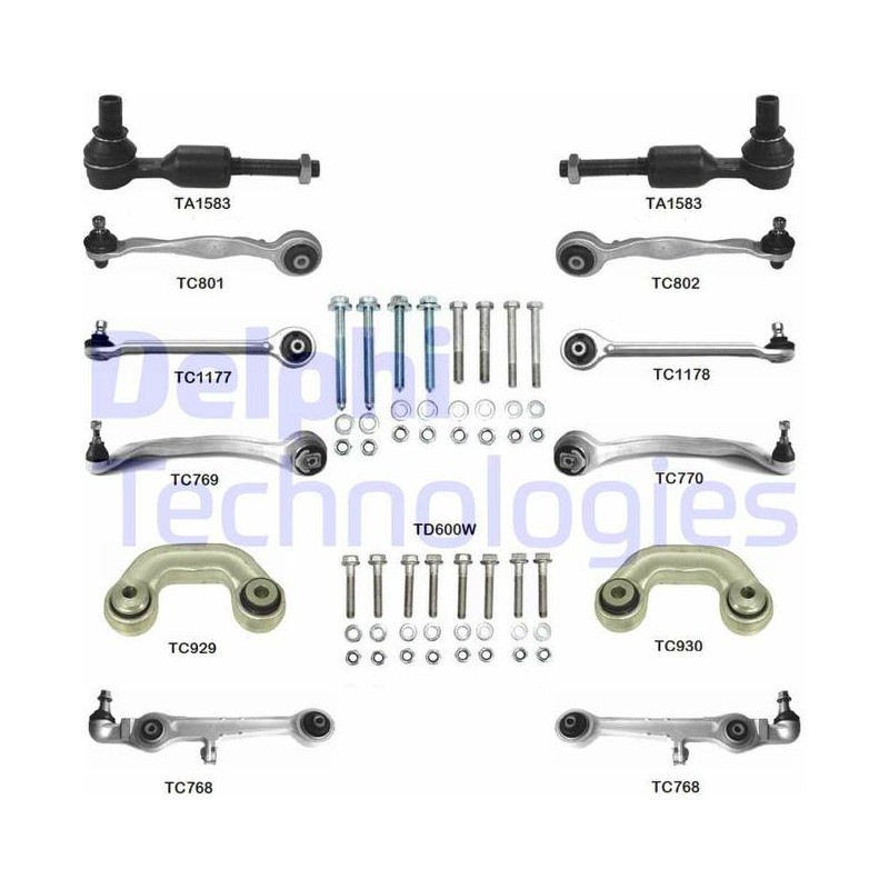BRAS DE SUSPENSION KIT ALUMINIUM