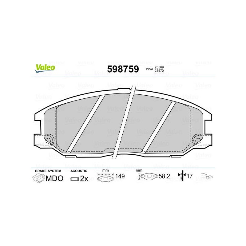 PLAQ FREIN HYUN TRAJET