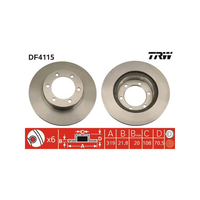 PAIRE DE DISQUES