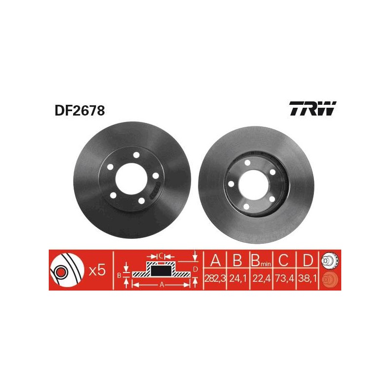 PAIRE DE DISQUES