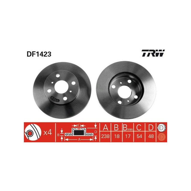 PAIRE DE DISQUES