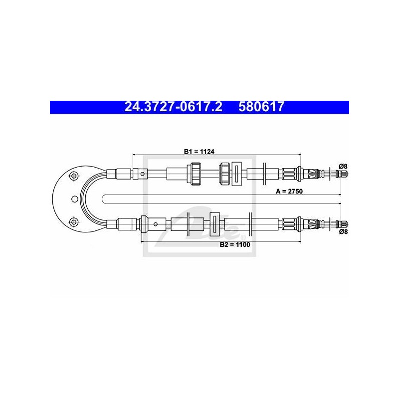 CABLE DE FREIN A MAIN