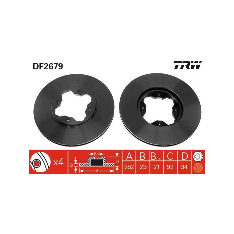 PAIRE DE DISQUES