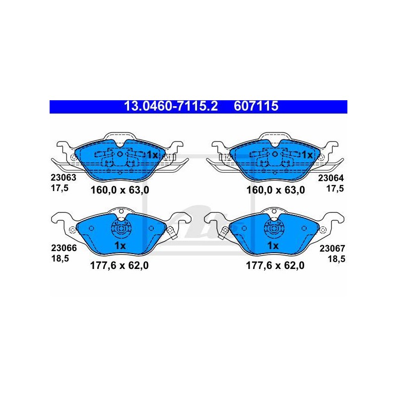 PLAQUETTES DE FREIN
