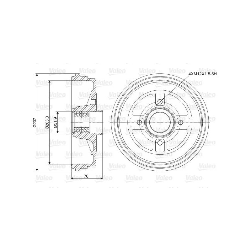TAMBOUR FR REN CLIO III / MODUS