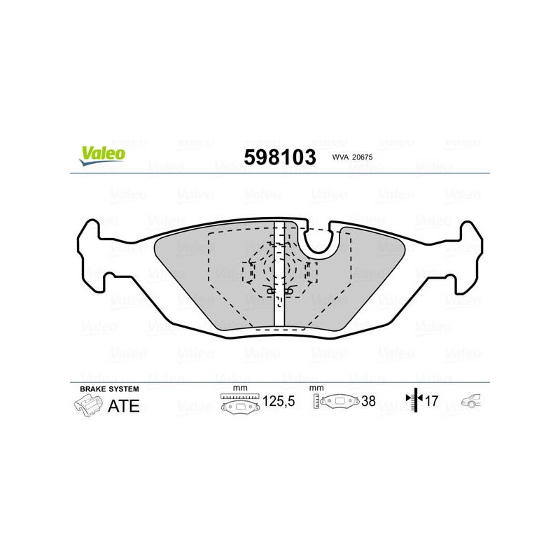 PLAQ FREIN BMW SERIE 3 (E30. E28. E