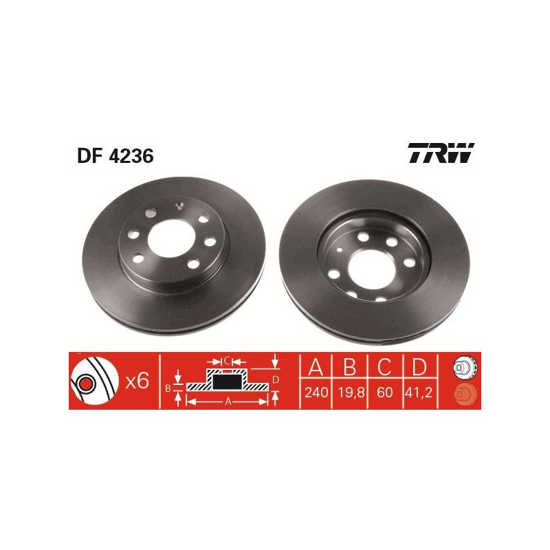 PAIRE DE DISQUES