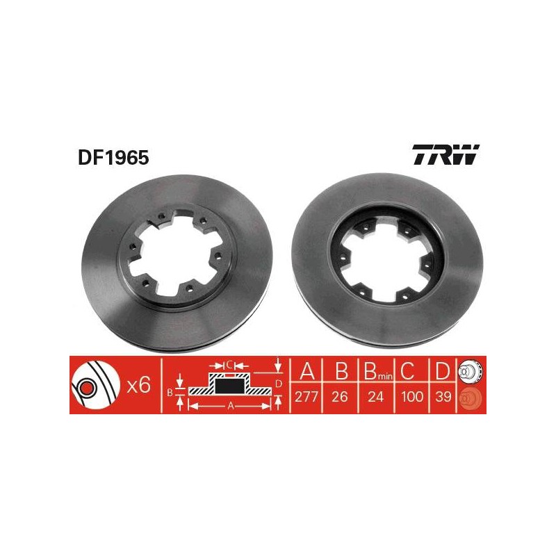 PAIRE DE DISQUES