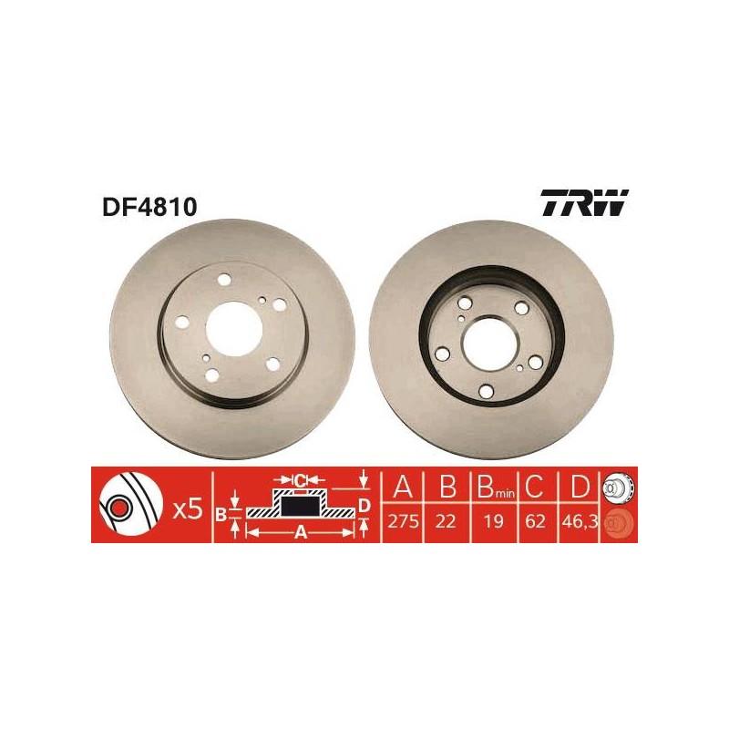 PAIRE DE DISQUES