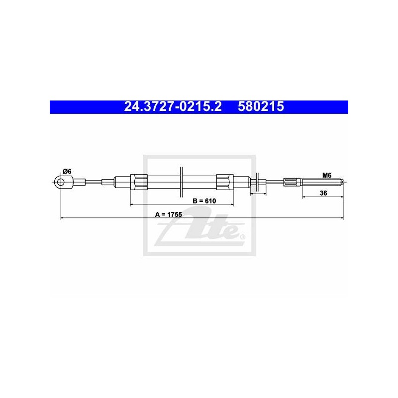 CABLE DE FREIN A MAIN