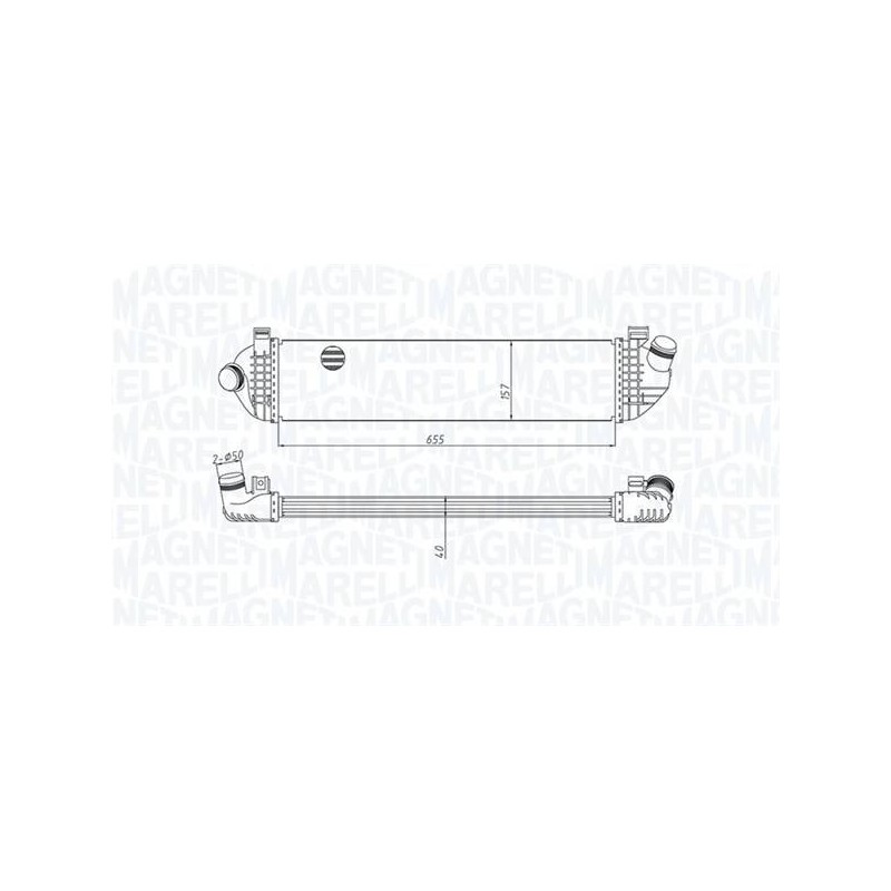 INTERCOOLER VOLVO V50 2.0D/C30 1.6D