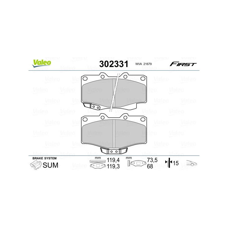 PLAQ FREIN FIRST TOY LCRUISER 04.96