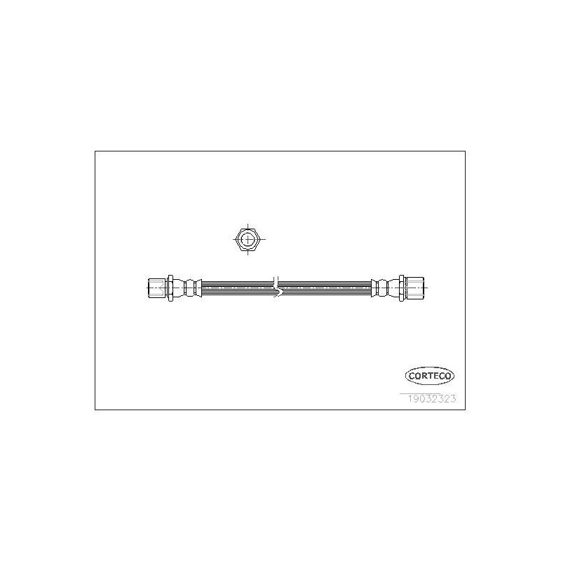 FLEXIBLE DE FREIN SUBARU JUSTI I