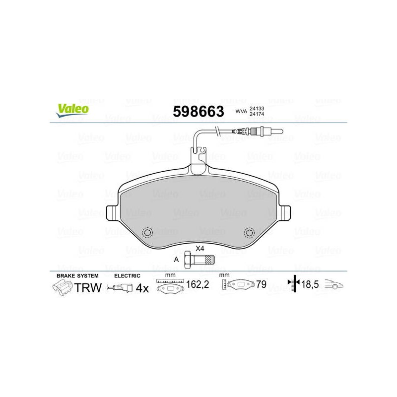 PLAQ FREIN PEUG 407/ 607