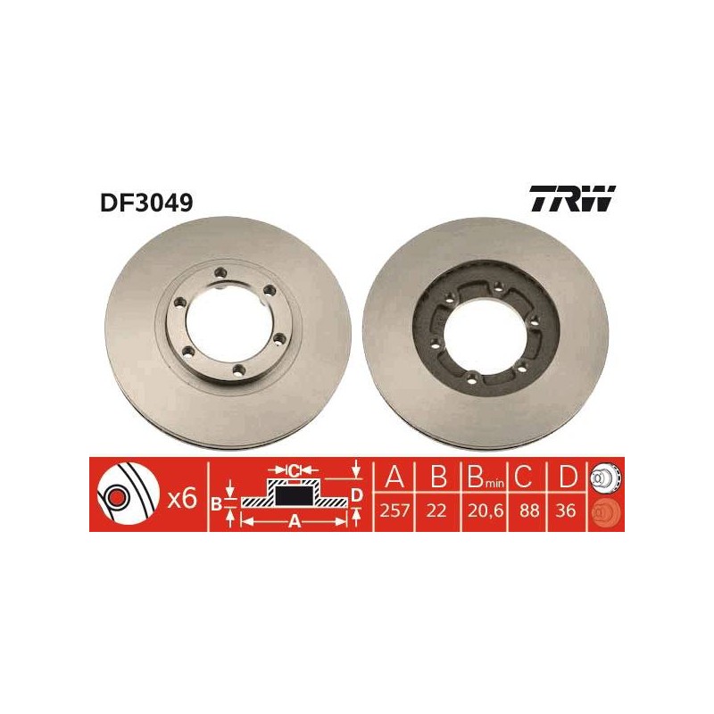 PAIRE DE DISQUES