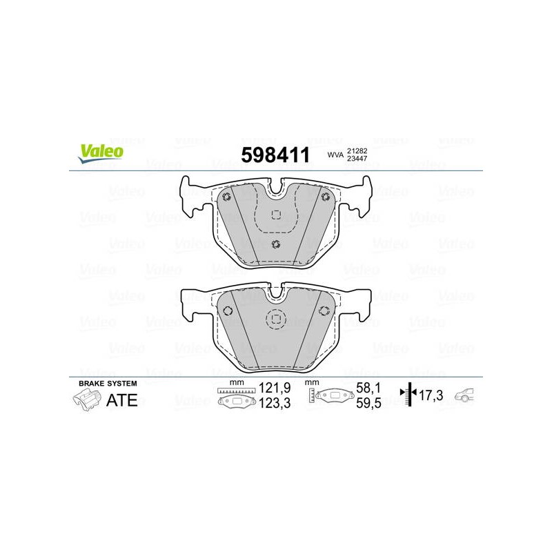 PLAQ FREIN BMW SERIE 7 (E65. E66)