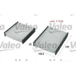 FILTRE HAB (X2) PEUG 207 (PA)