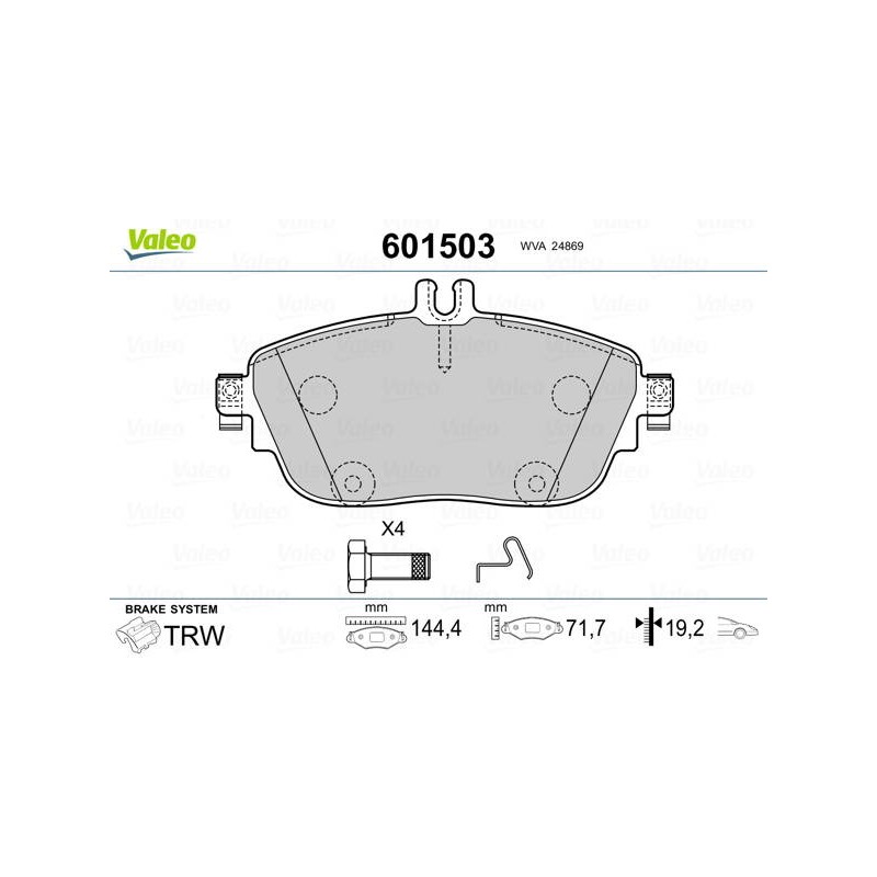 PLAQ FR MERC CLASSE A(W176) / B(W24