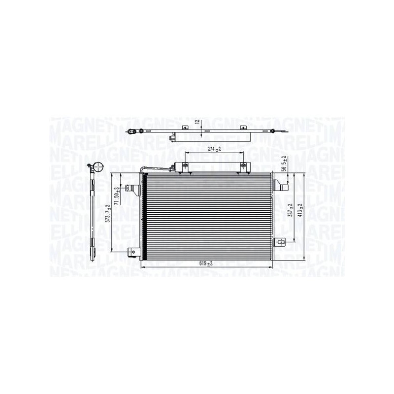 CONDENSEUR POUR MB CLASSE A W169