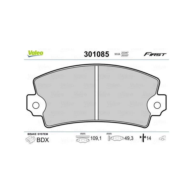 PLAQ FREIN FIRST RENAULT ESPACE I
