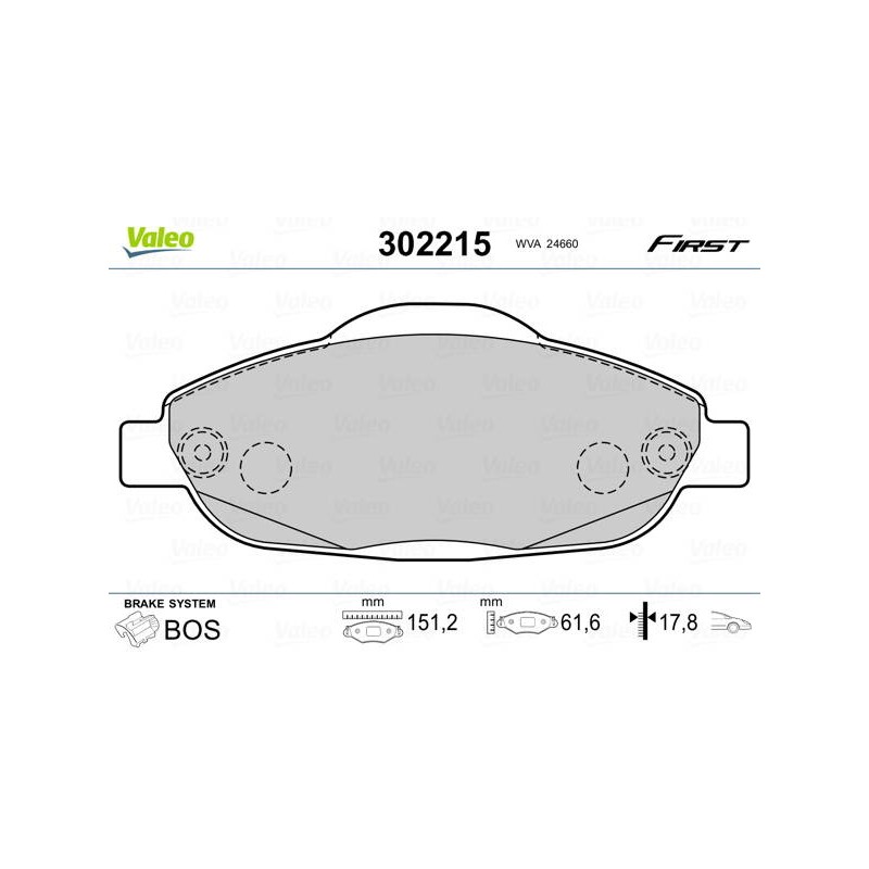 PLAQ FREIN PEUGEOT 308 09.07