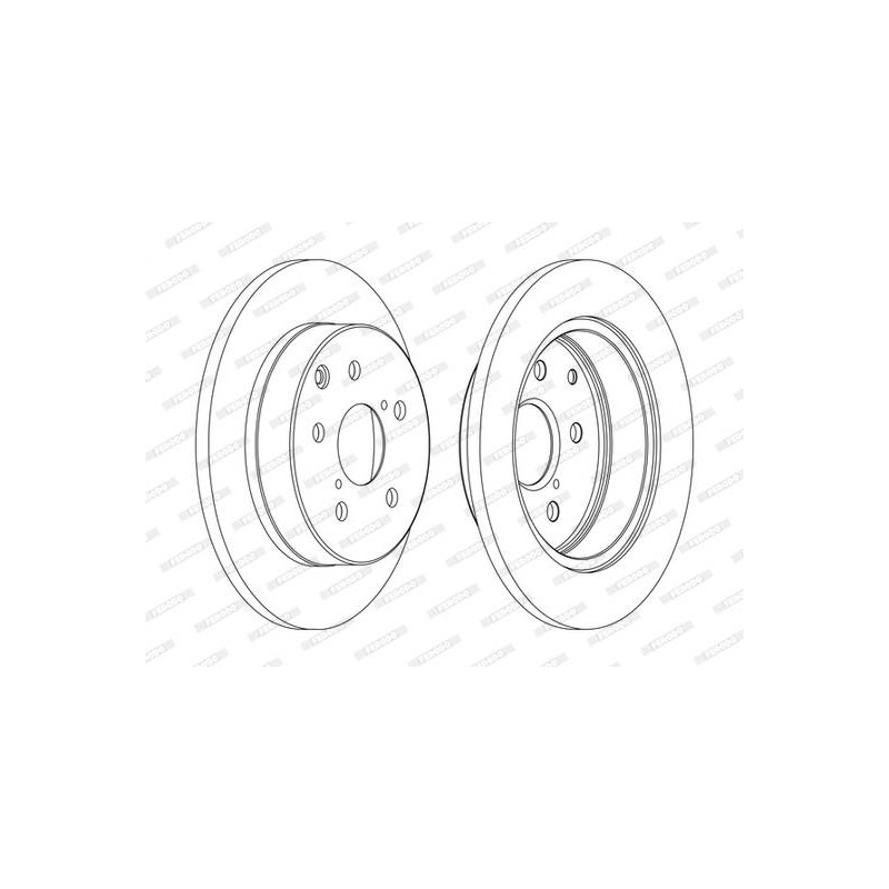 DISQUES DE FREIN VL (2P.)