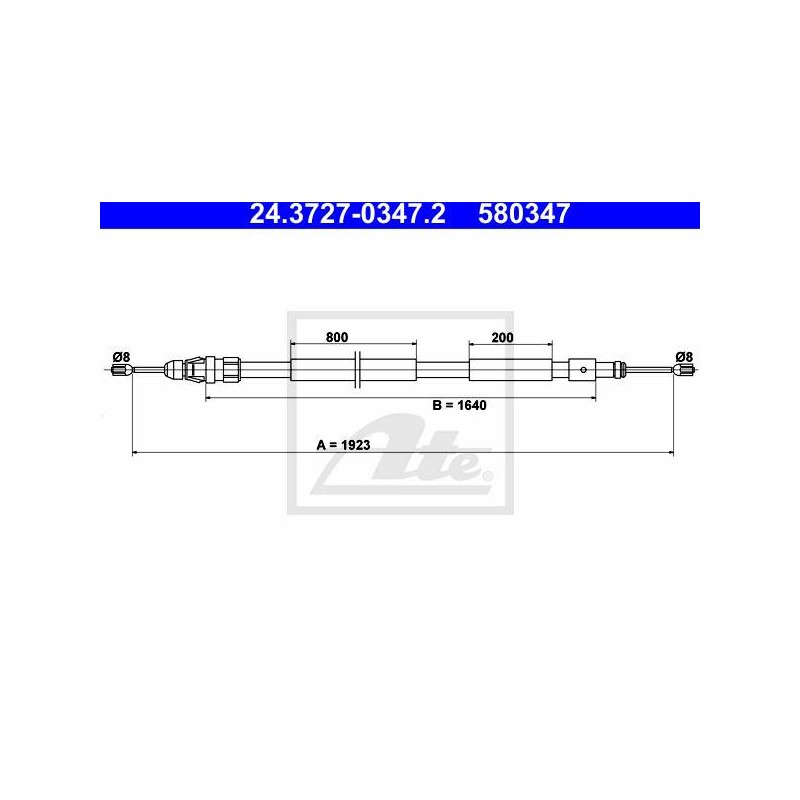 CABLE DE FREIN A MAIN