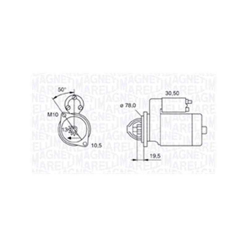 DEMARREUR EQ POUR OPEL MERIVA A