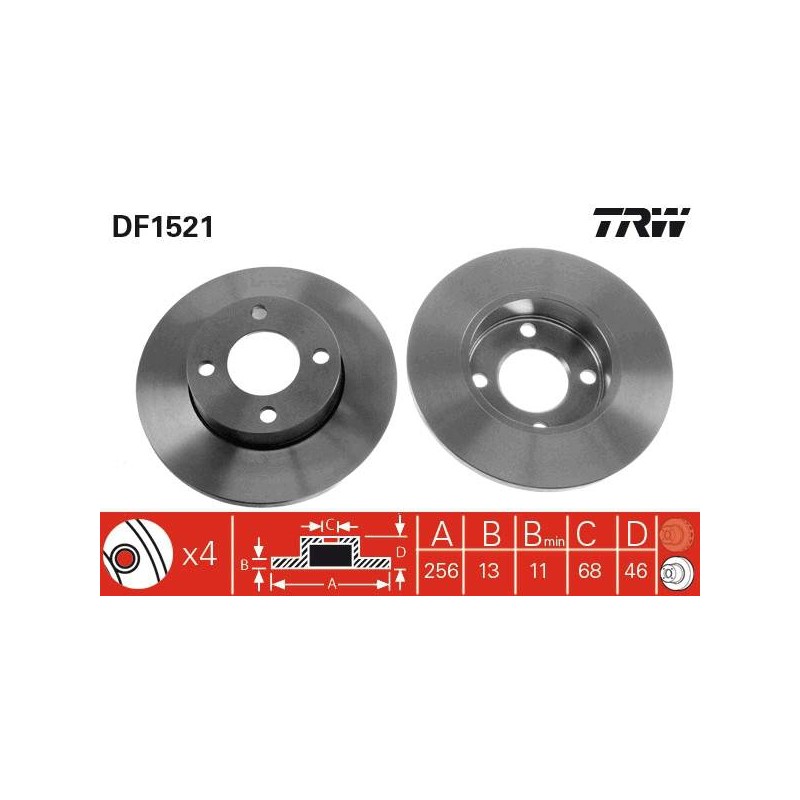 PAIRE DE DISQUES