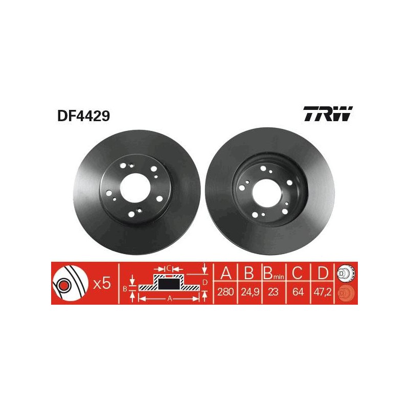 PAIRE DE DISQUES