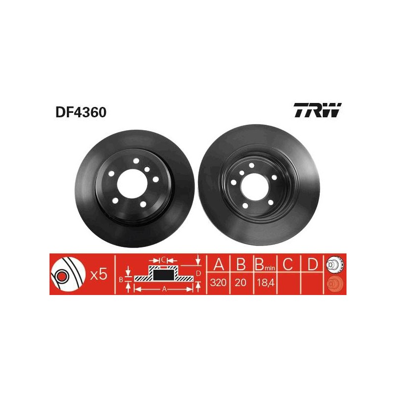 PAIRE DE DISQUES