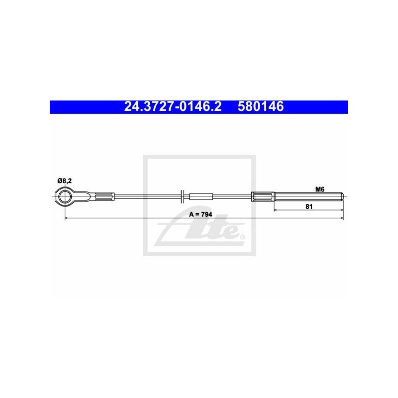 CABLE DE FREIN A MAIN
