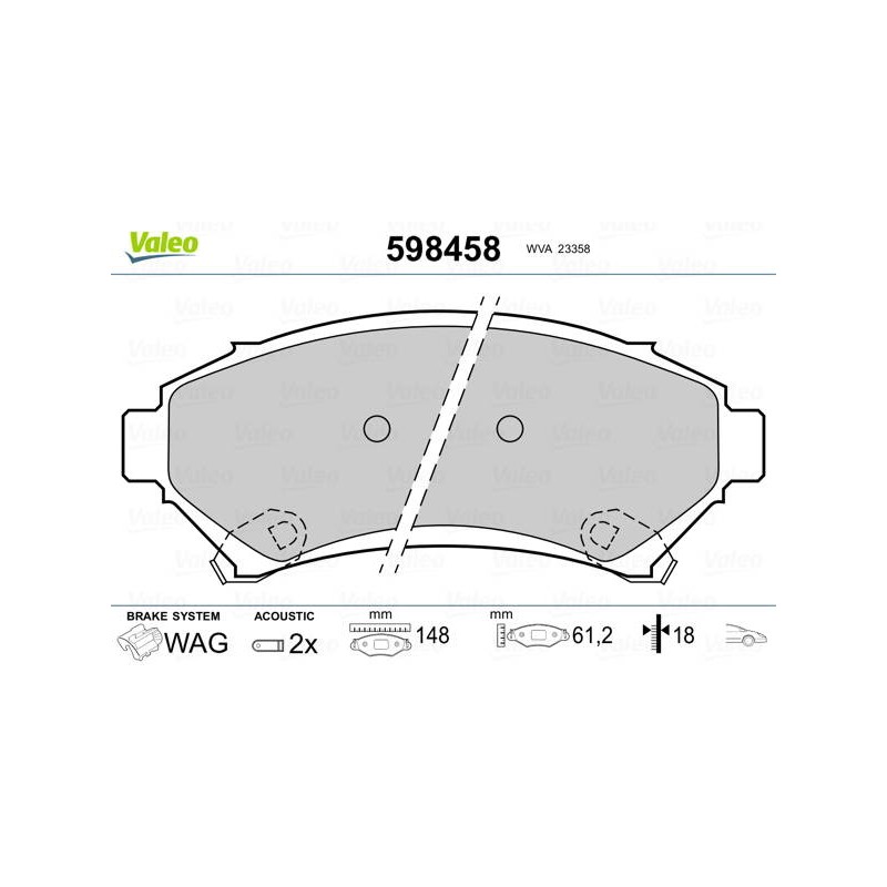 PLAQ FREIN OPEL VECTRA B