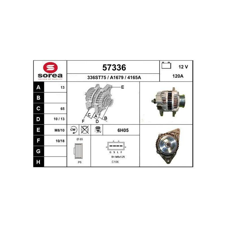 ALTERNATEUR VL / MITSUBISHI L200 2.
