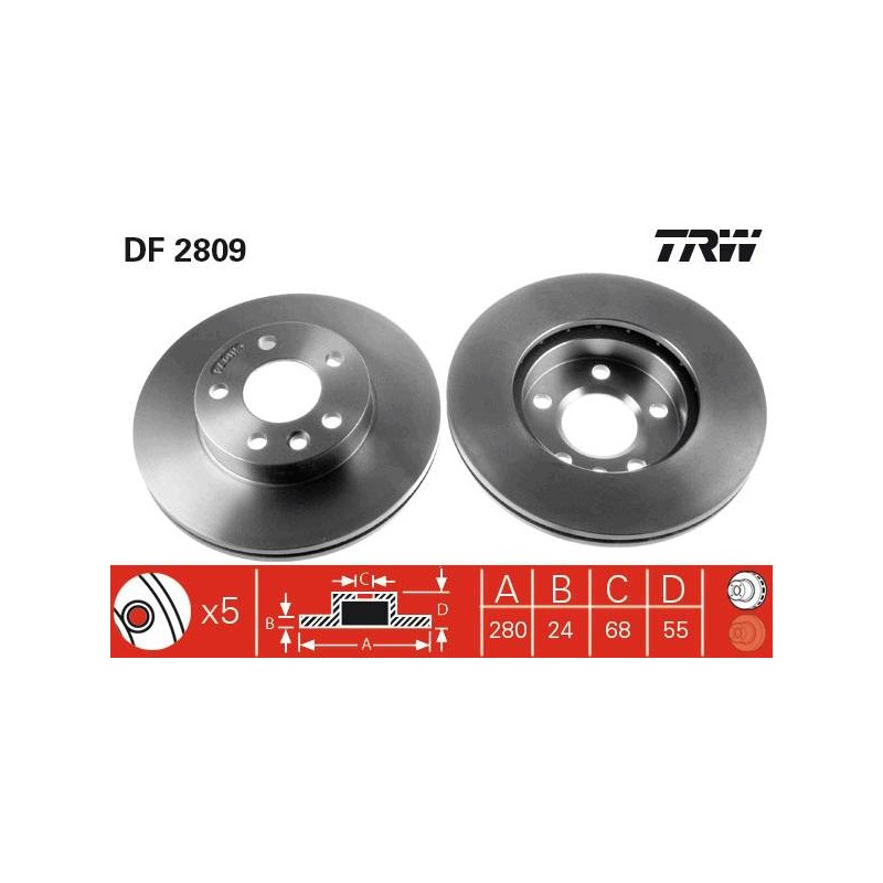 PAIRE DE DISQUES