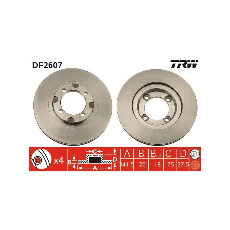 PAIRE DE DISQUES