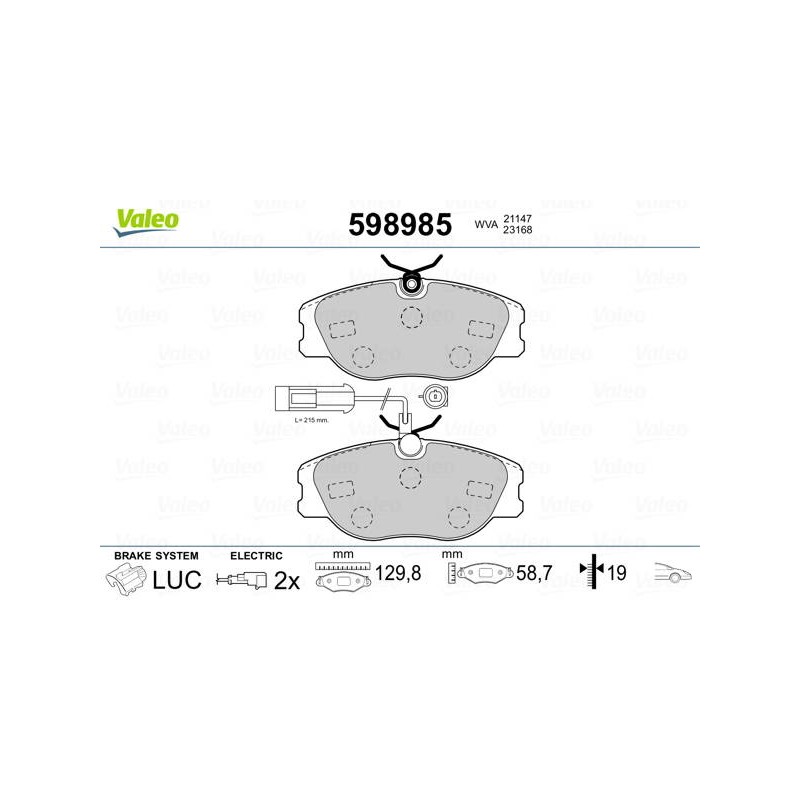 PLAQ FREIN ALFA 155. GTV. FIAT COUP