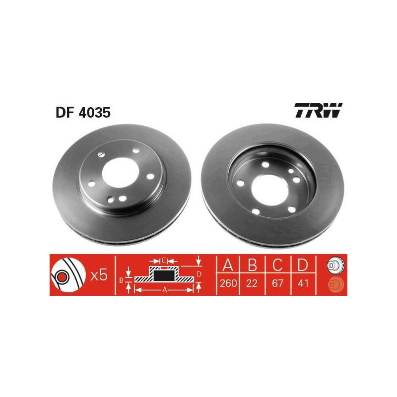 PAIRE DE DISQUES