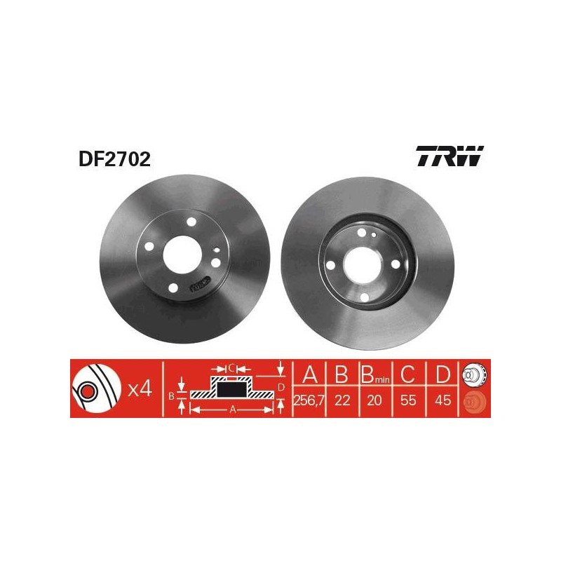 PAIRE DE DISQUES